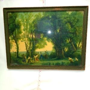 VINTAGE Chicago Picture Print - 1925 Borin Manufacturing Co - Dance of the Nymph